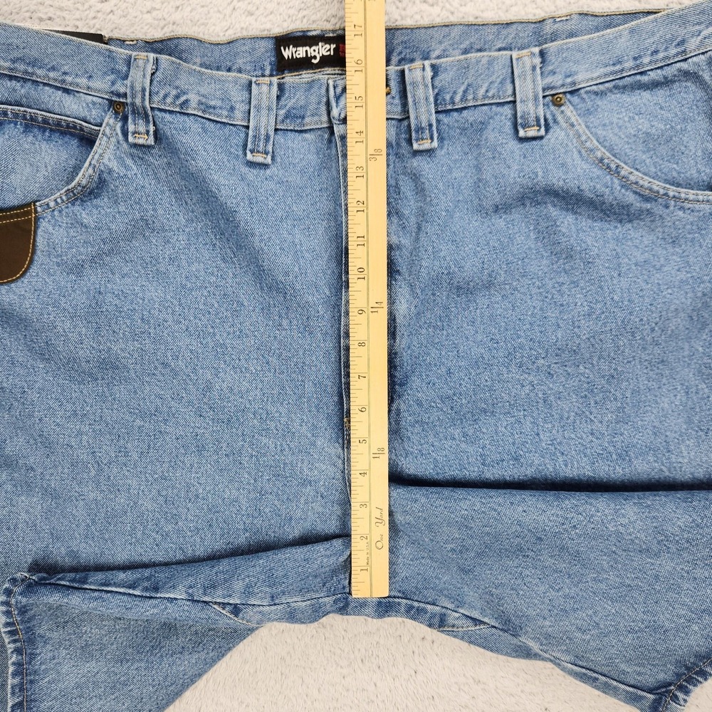 Wrangler Riggs Workwear Carpenter Shorts Mens 48 Blue Denim Relaxed 11 Inseam - Picture 9 of 15